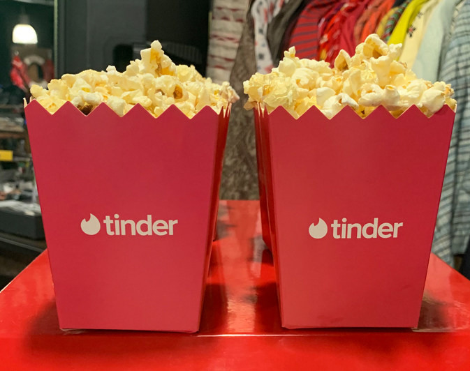 Gobelet popcorn avec logo