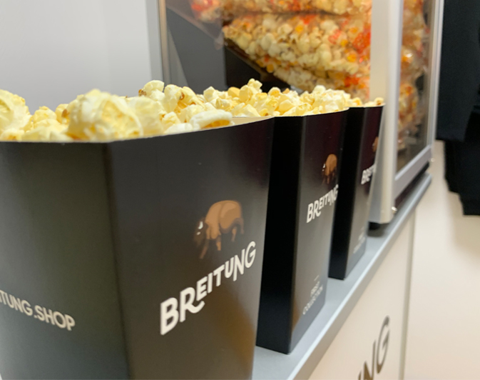 Impression boîte pop corn