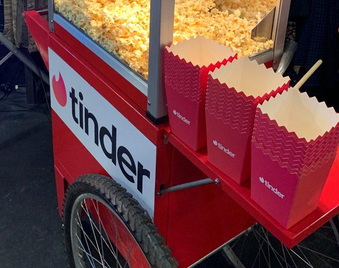 Popcorn avec logo imprimé