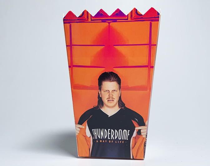 Sachets de popcorn imprimés sur mesure